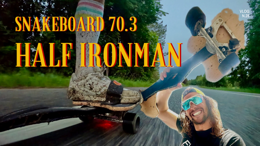 A Half Ironman on my Snakeboard Pro!