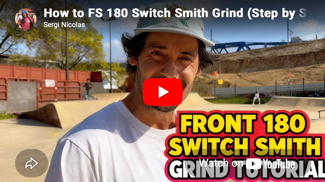 How to FS 180 Switch Smith Grind (Step by Step Tutorial) 🔥