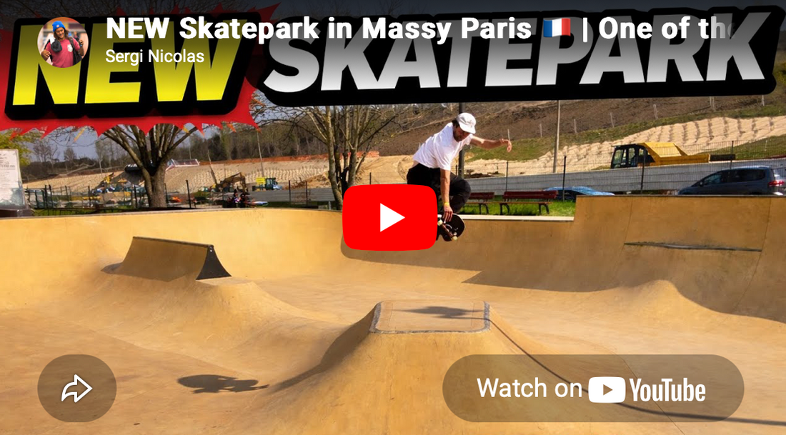 NEW Skatepark in Massy Paris 🇫🇷 | One of the Best Skateparks in France!
