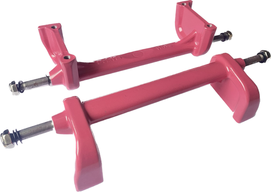 DelaVia "ViaLow" pink Streetboard Trucks