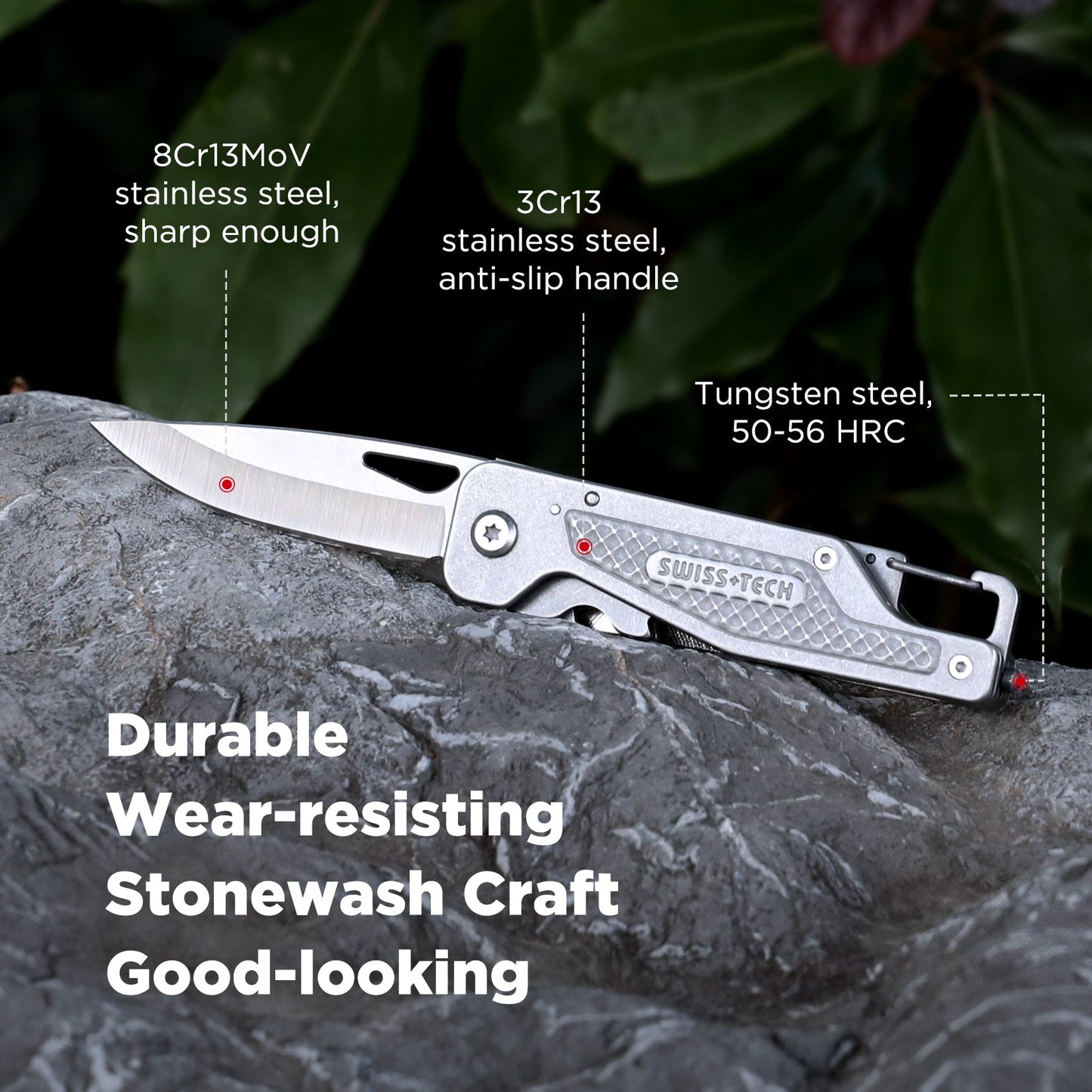 Multitool Kniv - 13 Funktioner